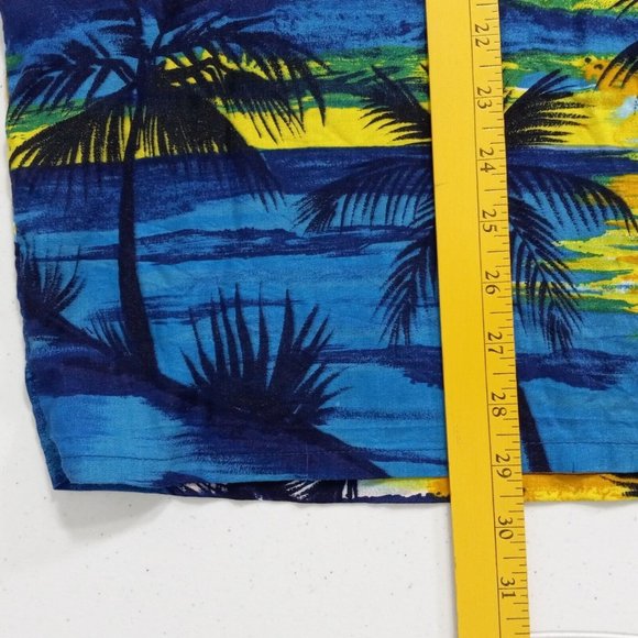 Old College Inn OCI Mens Size Lg Hawaiian Style Shirt Tropical Short Sleeve - Picture 9 of 10